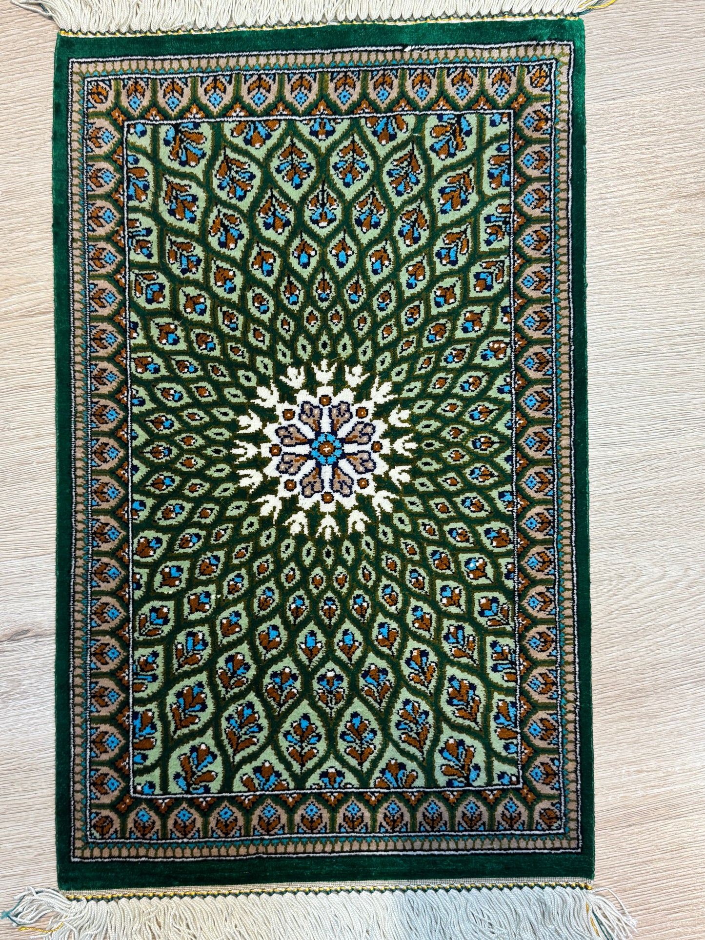 Silk Rug. Celestial Dome.