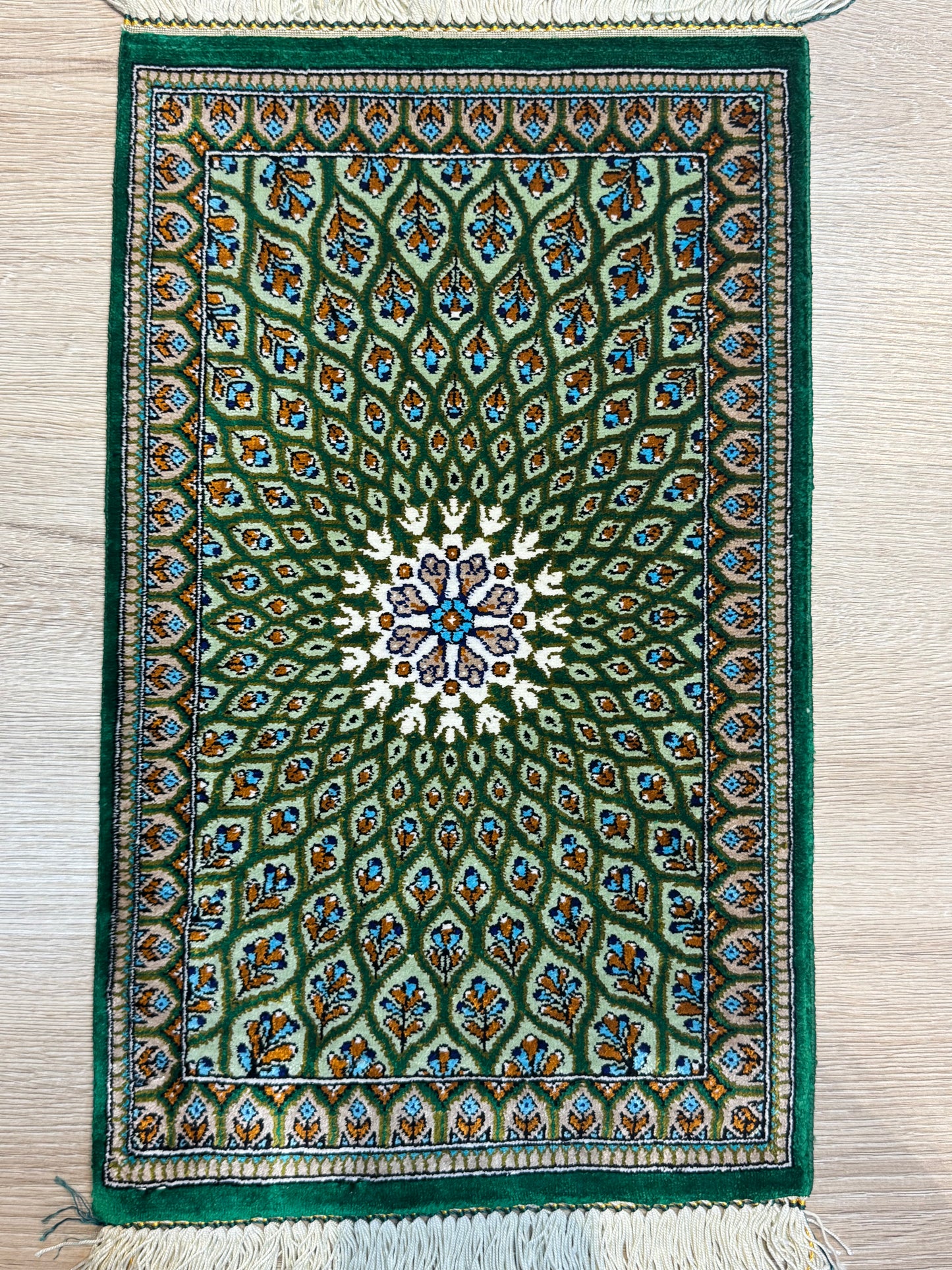 Silk Rug. Celestial Dome.