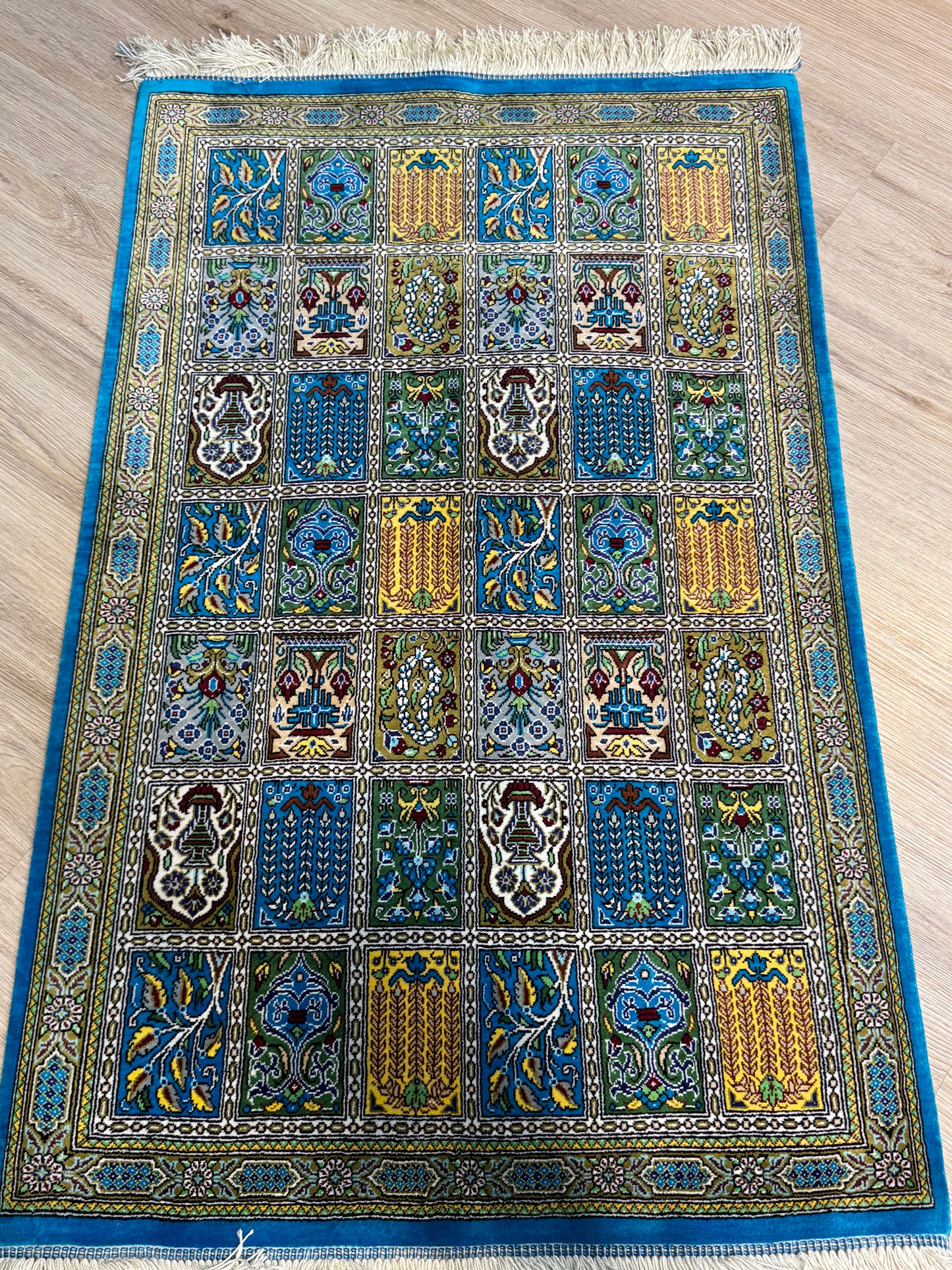 Silk Rug. Eternal Four Seasons.