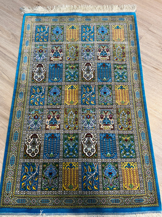 Silk Rug. Eternal Four Seasons.