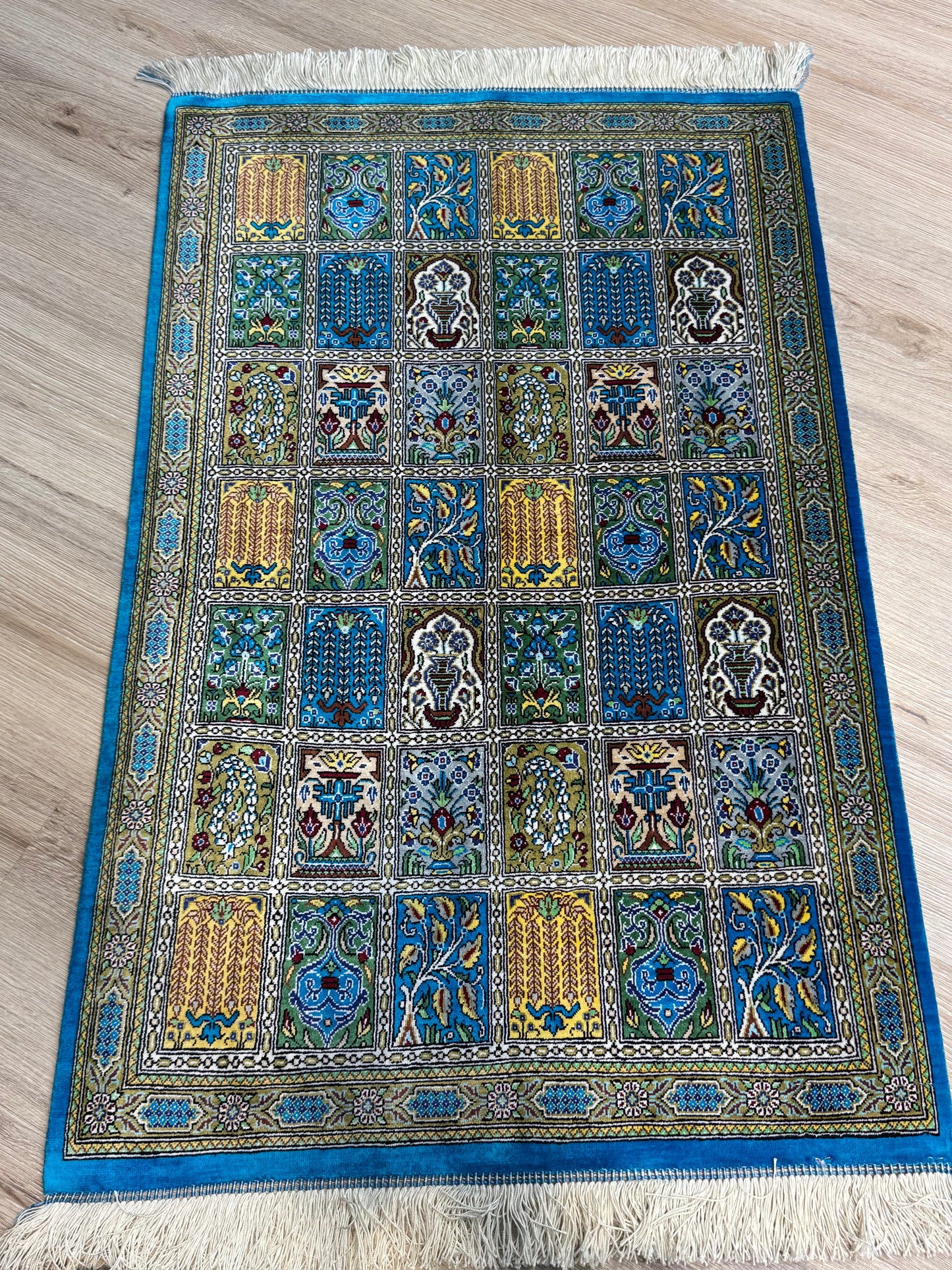 Silk Rug. Eternal Four Seasons.