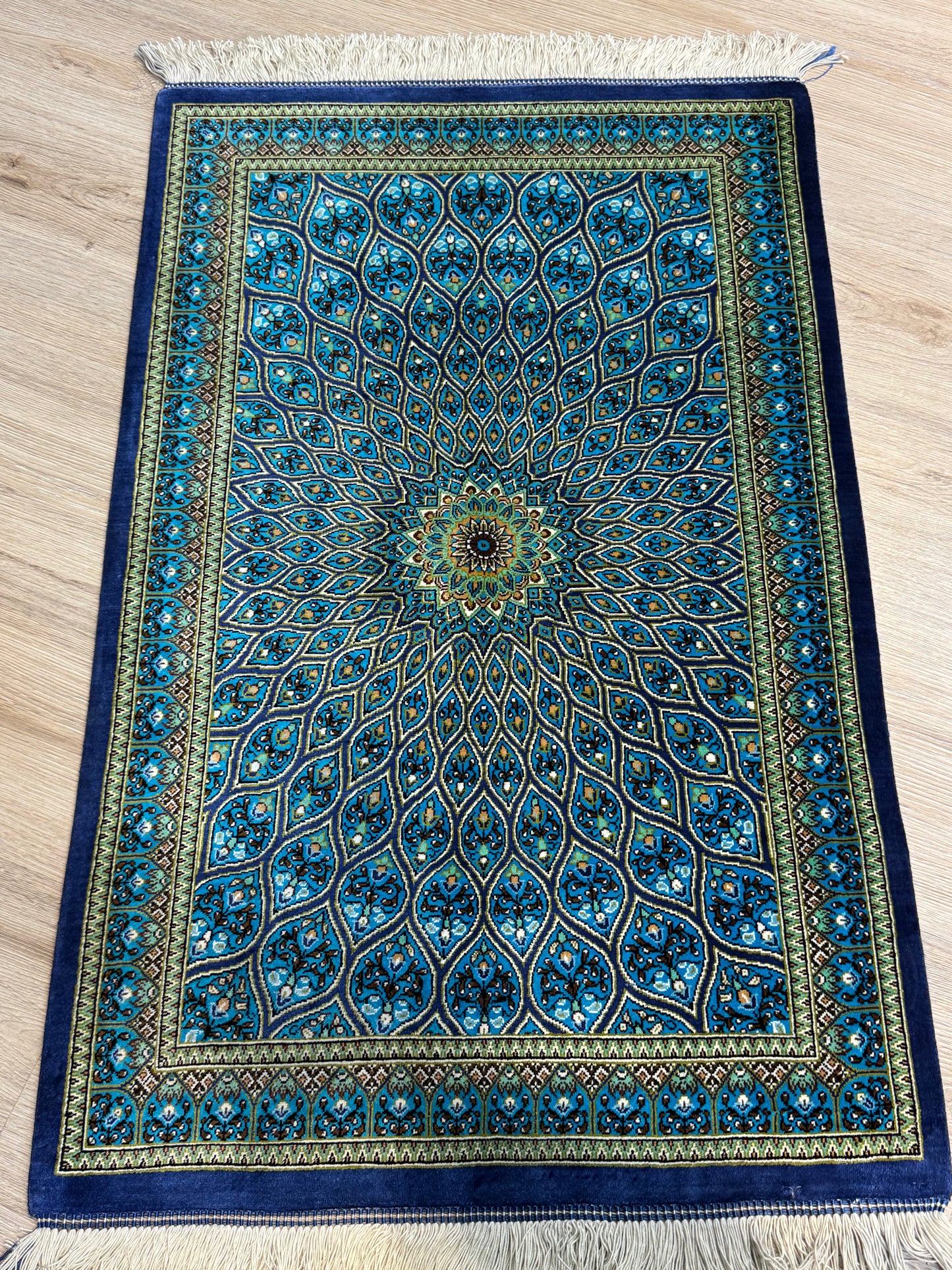 Silk Rug. Celestial Dome.