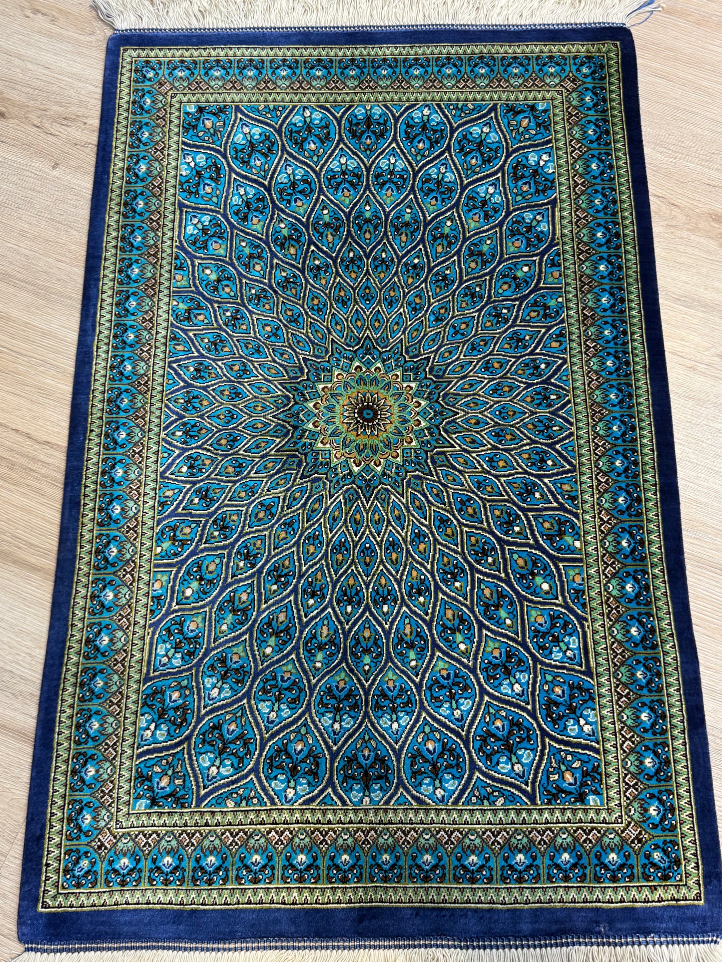 Silk Rug. Celestial Dome.