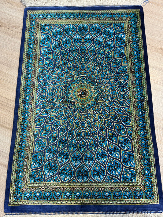 Silk Rug. Celestial Dome.