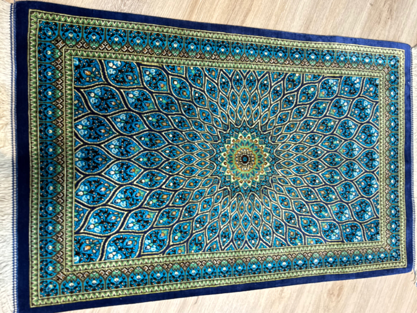 Silk Rug. Celestial Dome.