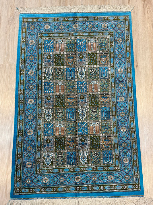 Silk Rug. Eternal Four Seasons.