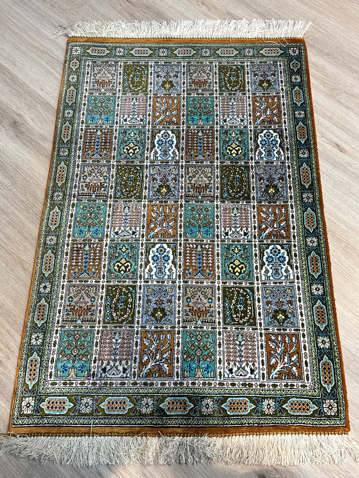 Silk Rug. Eternal Four Seasons.