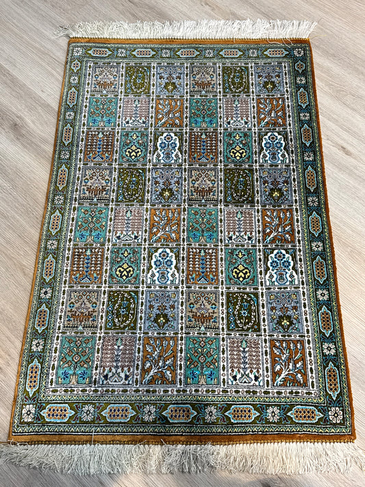 Silk Rug. Eternal Four Seasons.