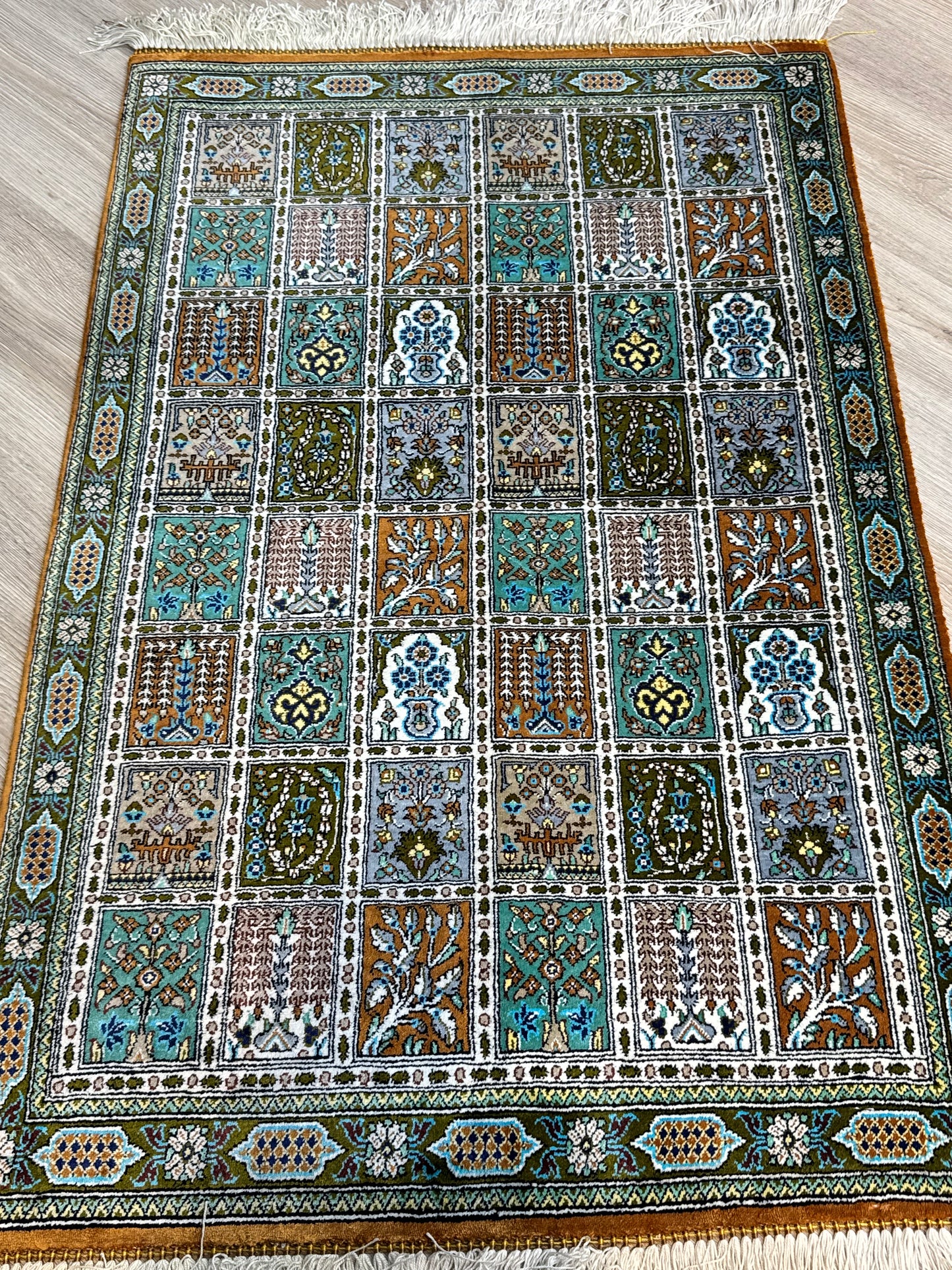 Silk Rug. Eternal Four Seasons.