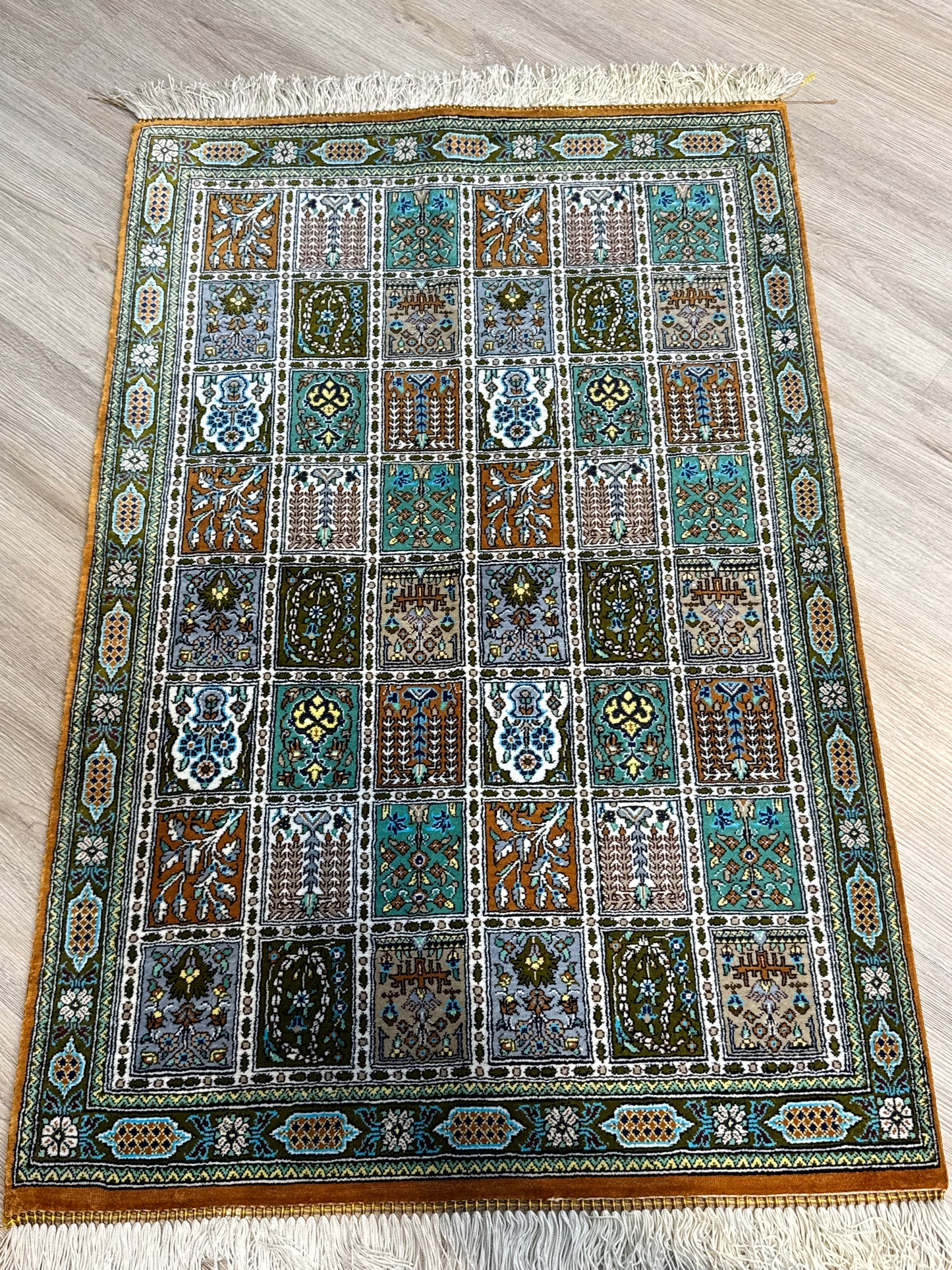 Silk Rug. Eternal Four Seasons.