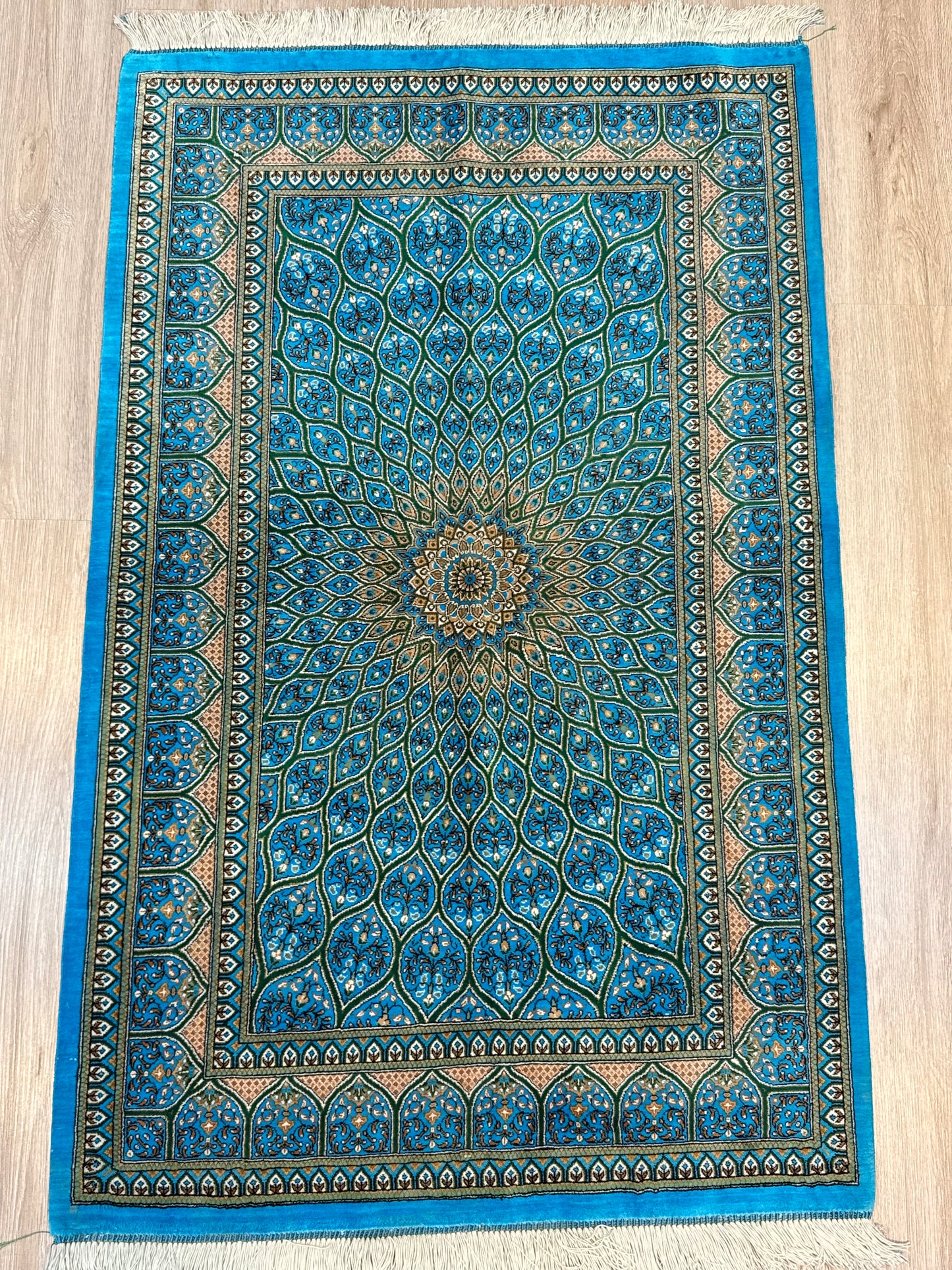 Silk Rug. Celestial Dome.