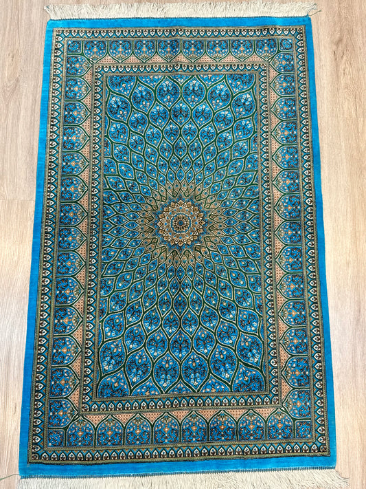 Silk Rug. Celestial Dome.