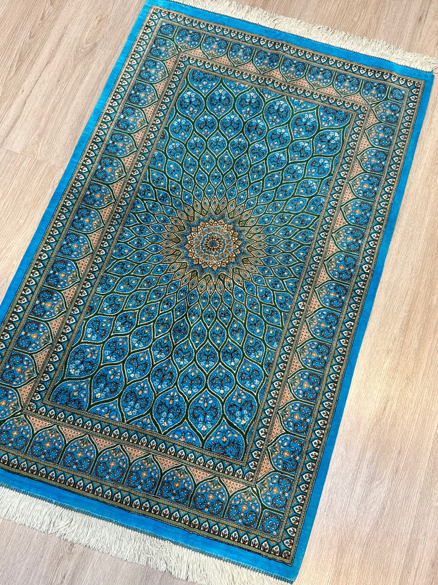 Silk Rug. Celestial Dome.