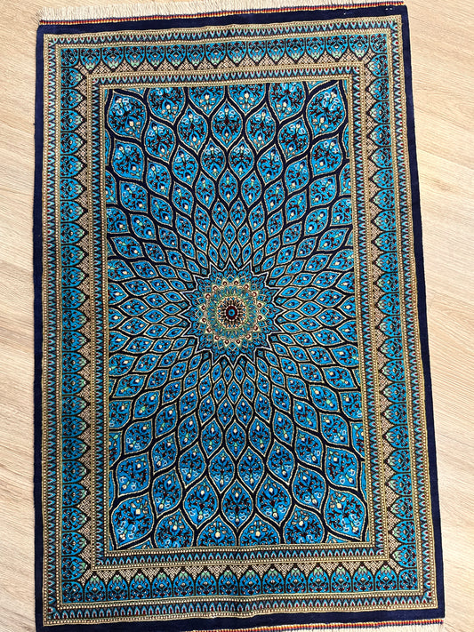 Silk Rug. Celestial Dome.