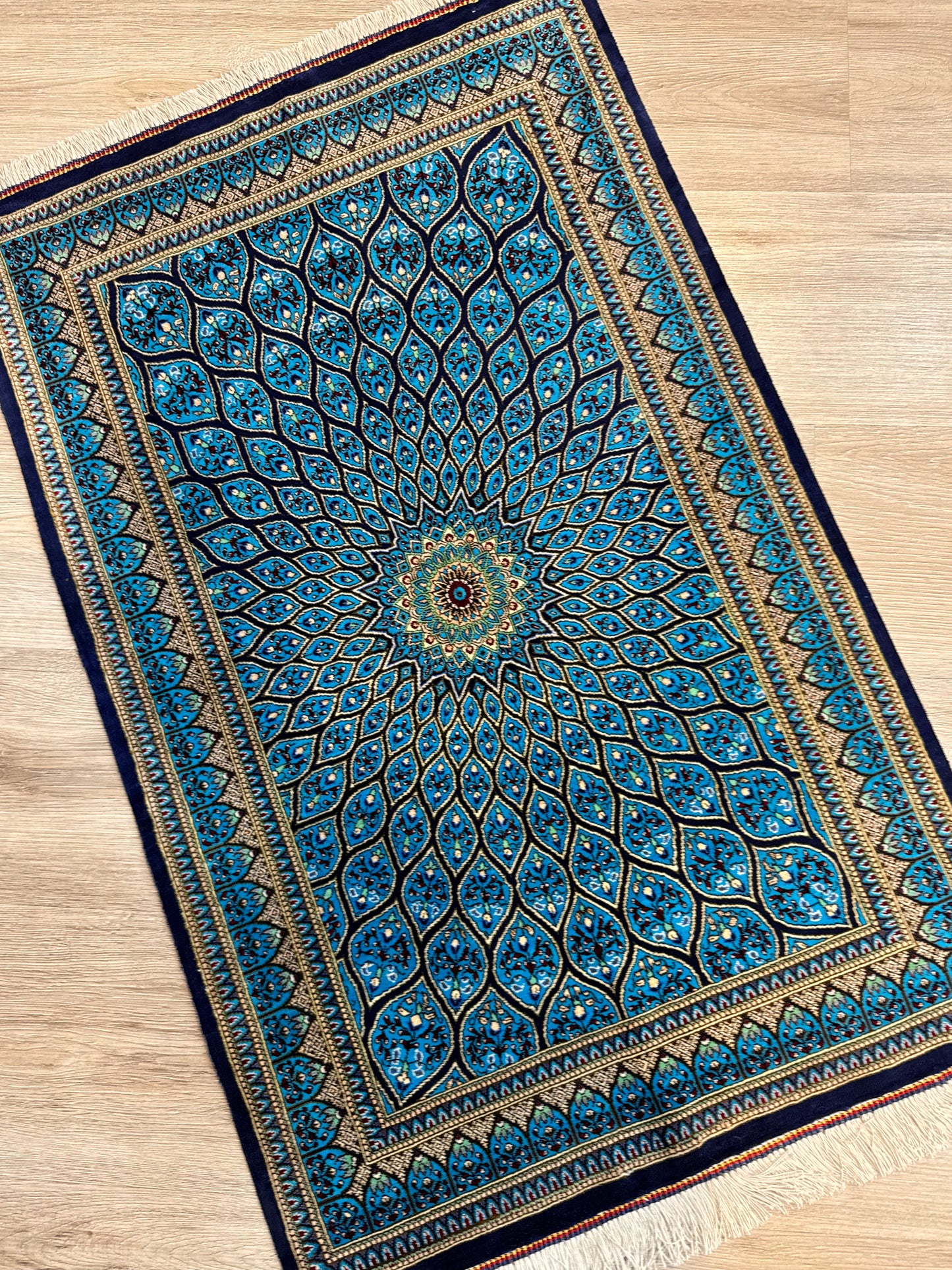 Silk Rug. Celestial Dome.