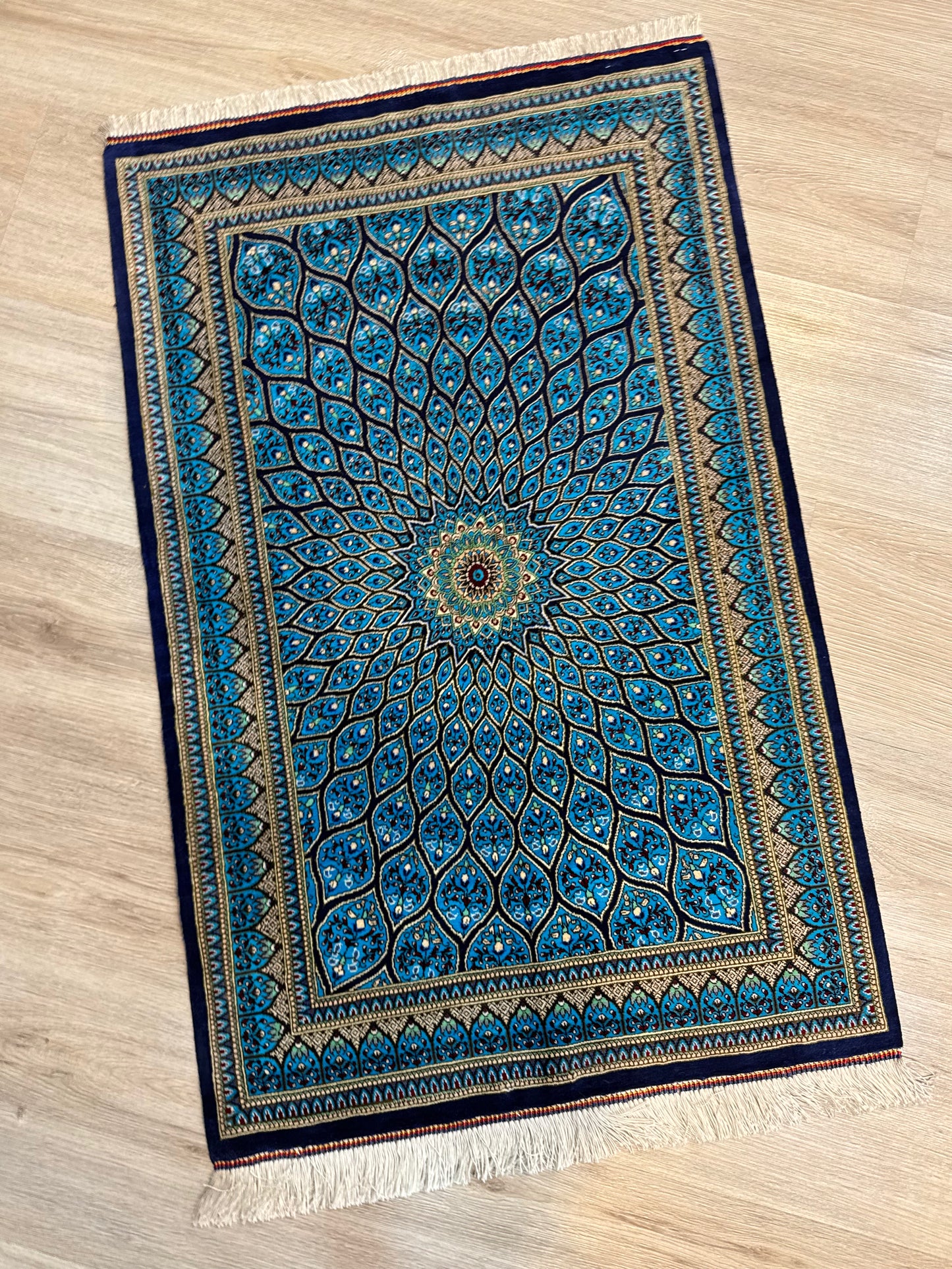 Silk Rug. Celestial Dome.