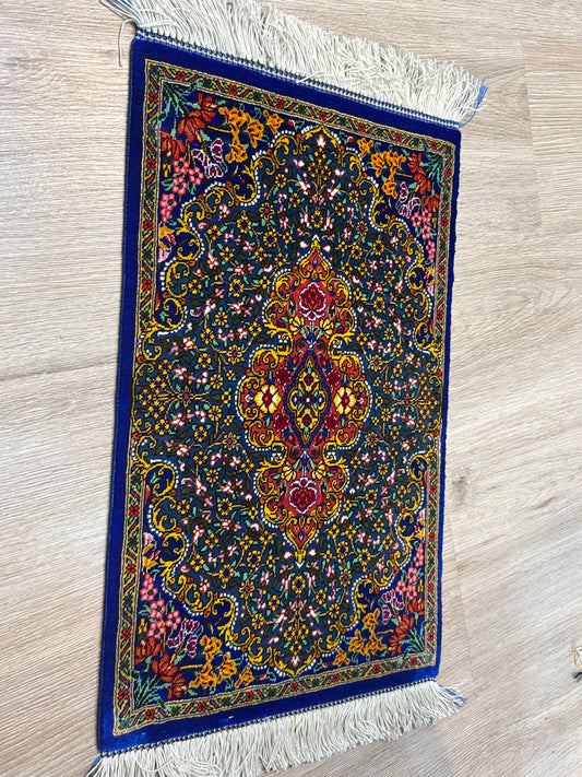 Silk Rug. Garden Bloom.