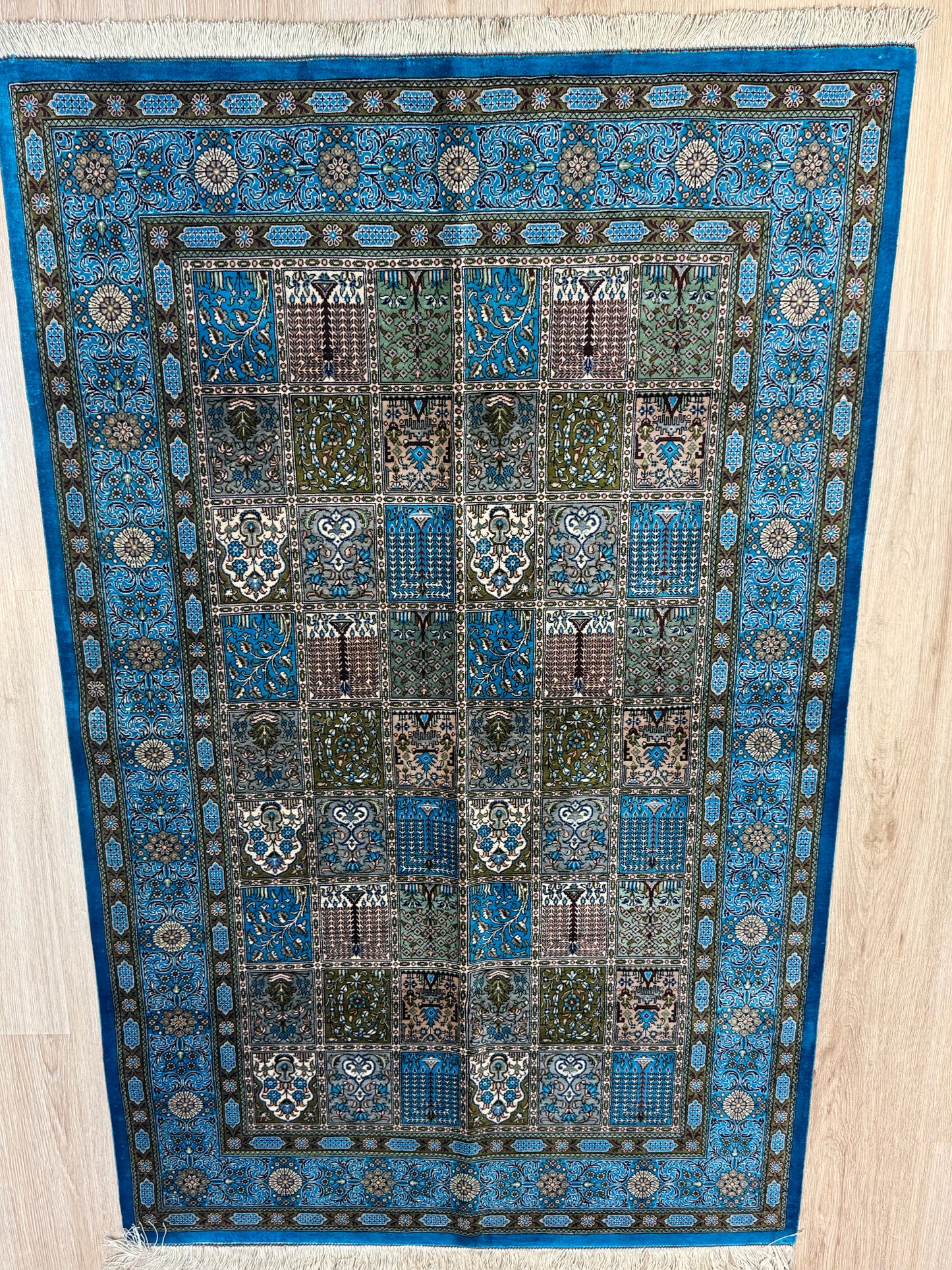 Silk Rug. Eternal Four Seasons.