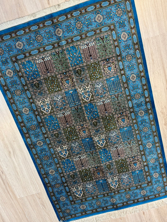 Silk Rug. Eternal Four Seasons.