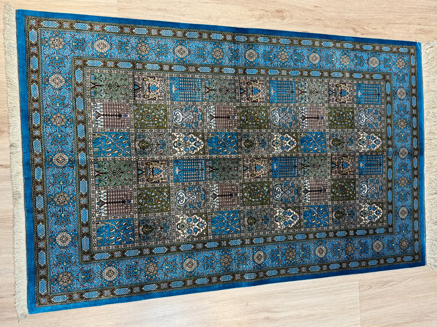 Silk Rug. Eternal Four Seasons.