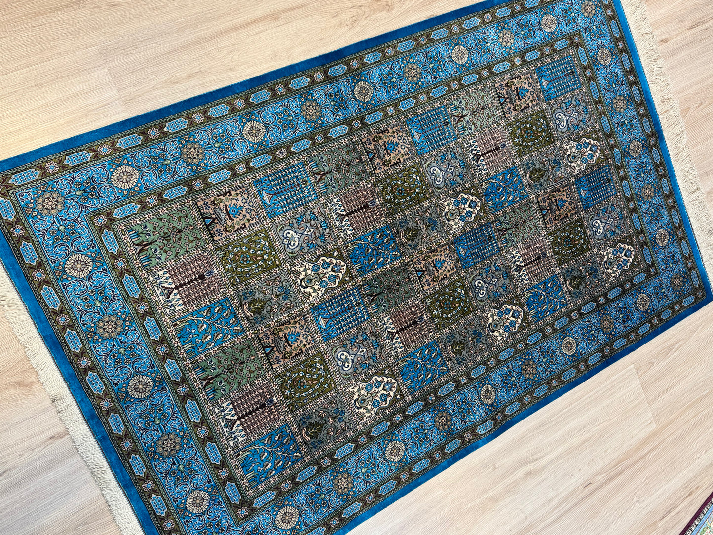 Silk Rug. Eternal Four Seasons.