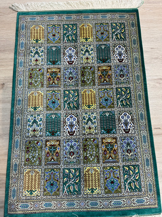 Silk Rug. Eternal Four Seasons.