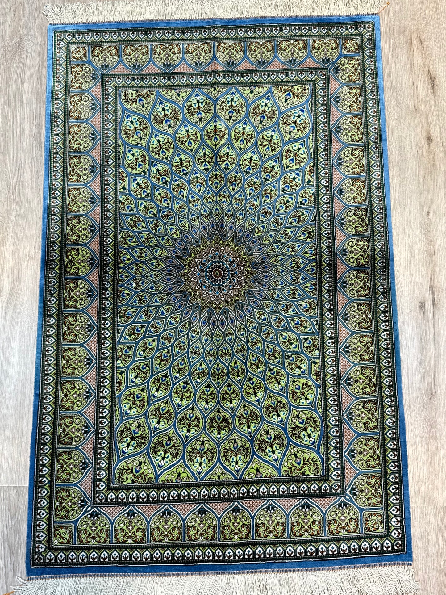 Silk Rug. Celestial Dome.