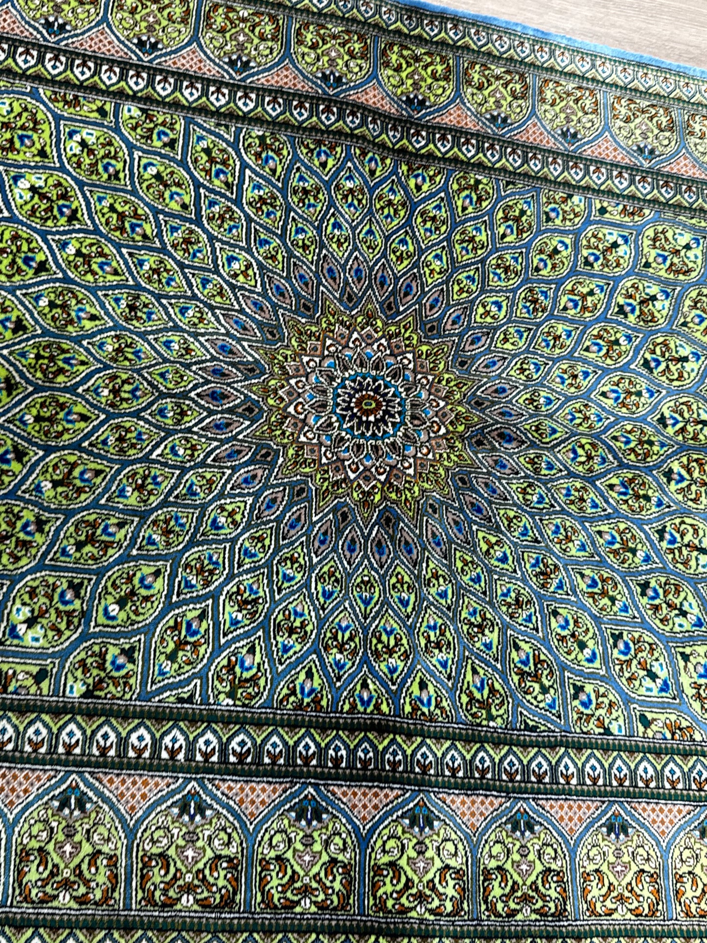 Silk Rug. Celestial Dome.