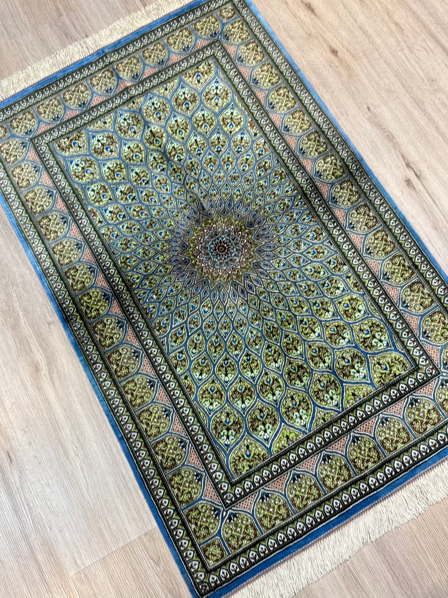 Silk Rug. Celestial Dome.