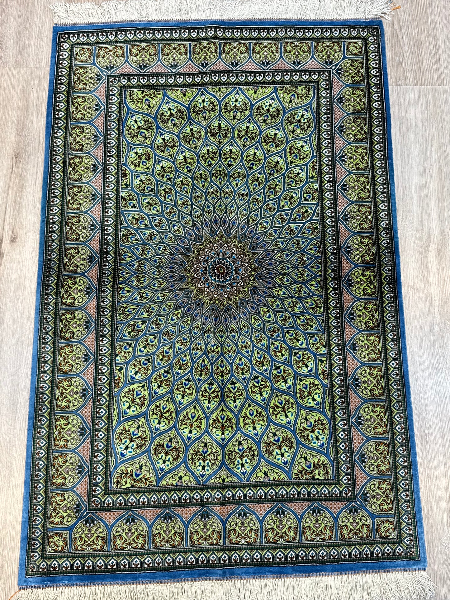 Silk Rug. Celestial Dome.