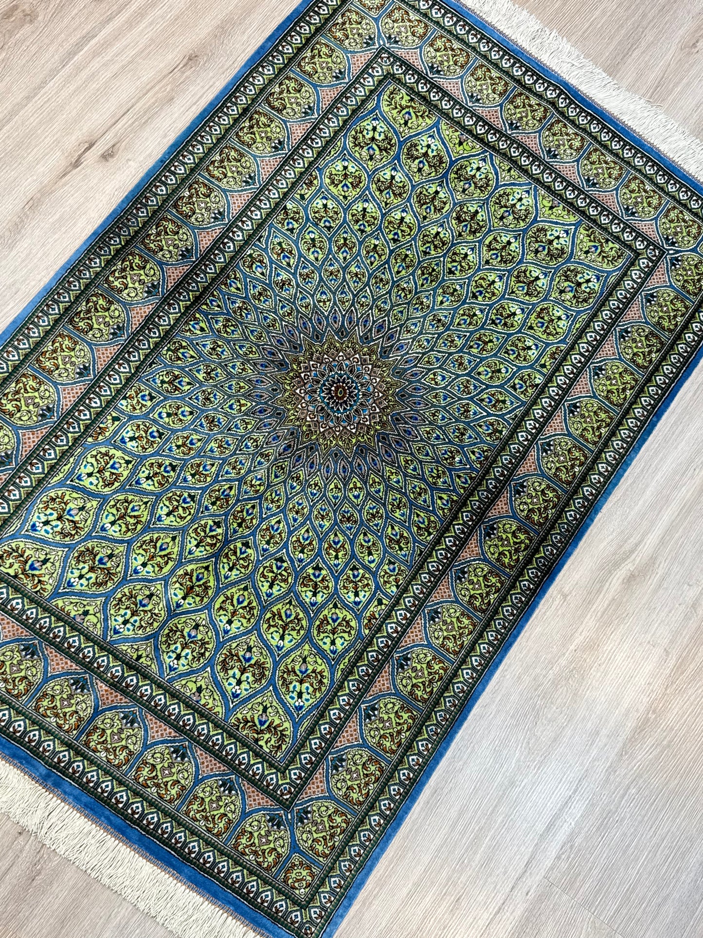 Silk Rug. Celestial Dome.