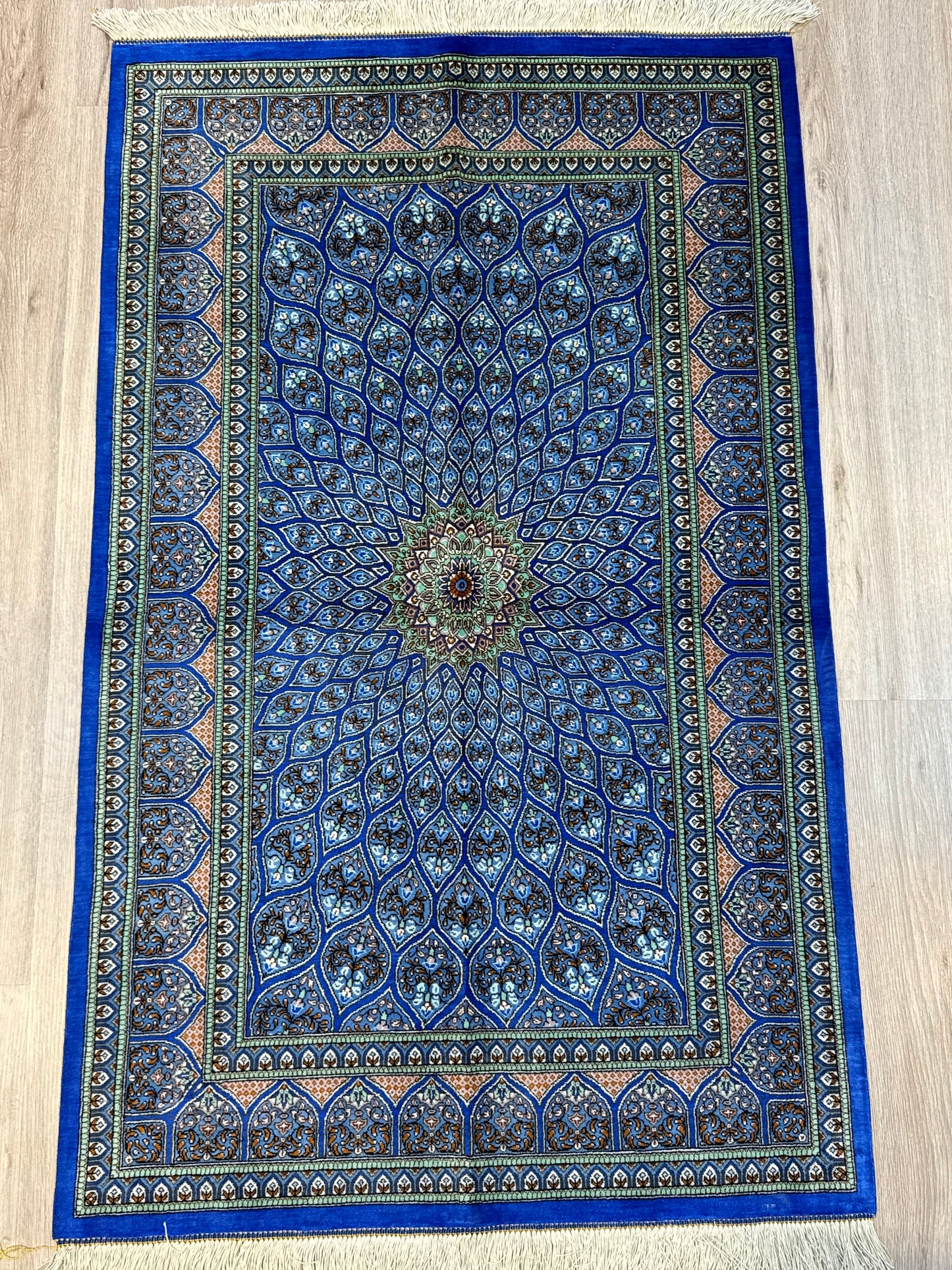 Silk Rug. Celestial Dome.