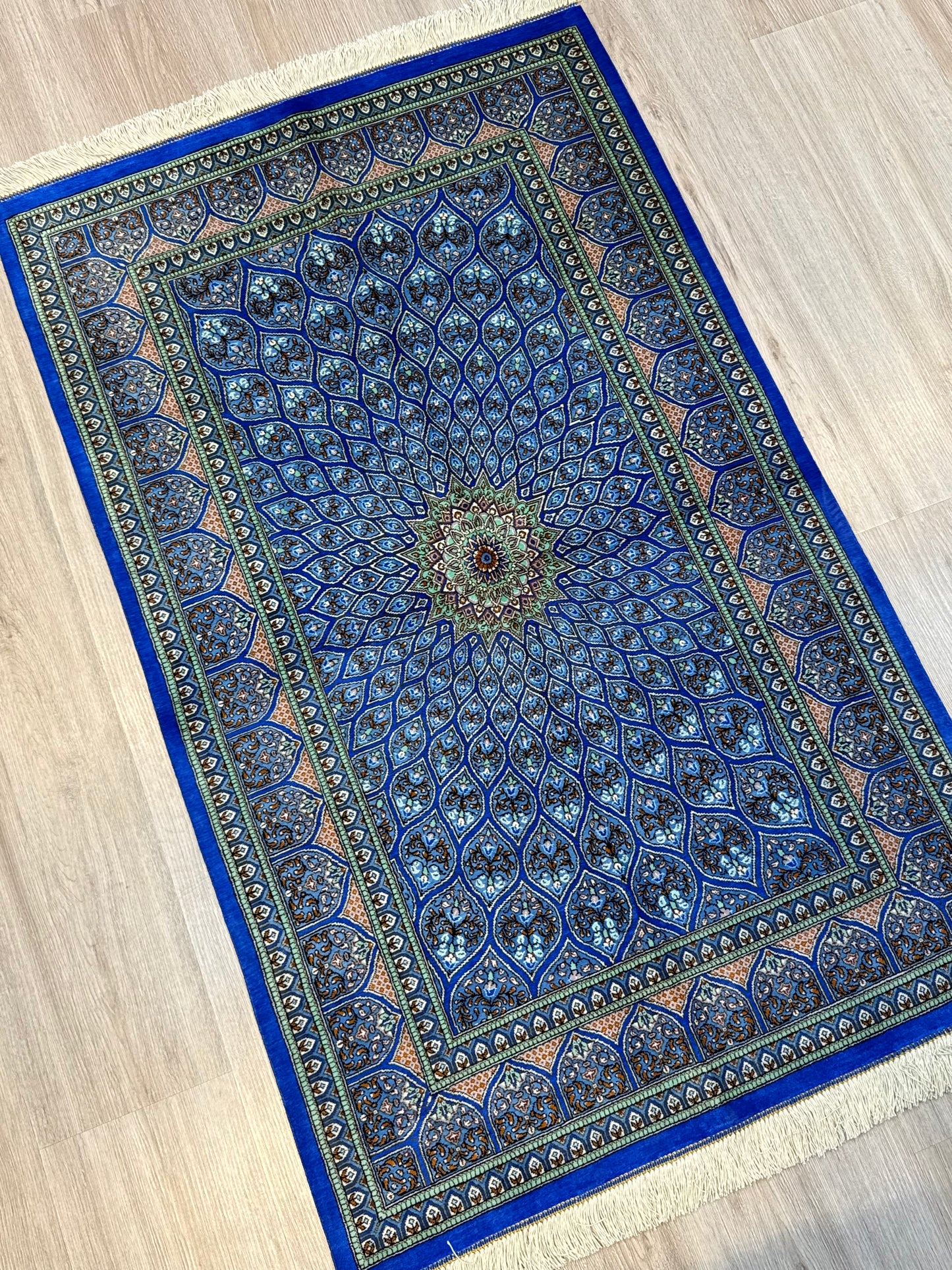 Silk Rug. Celestial Dome.