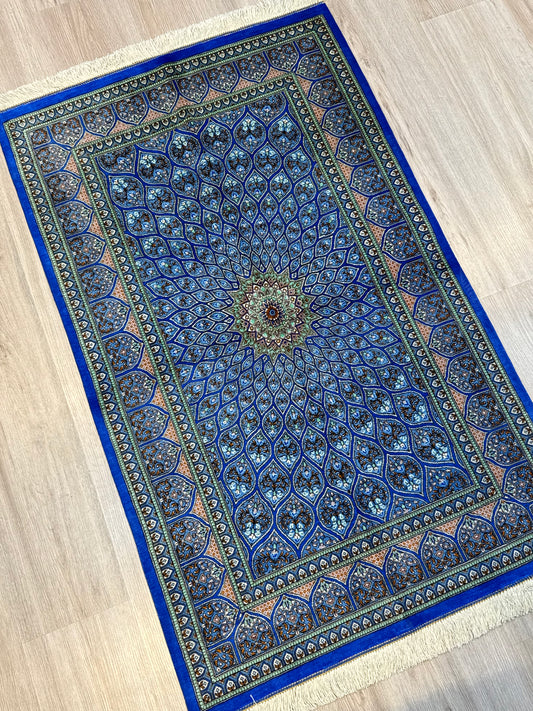 Silk Rug. Celestial Dome.