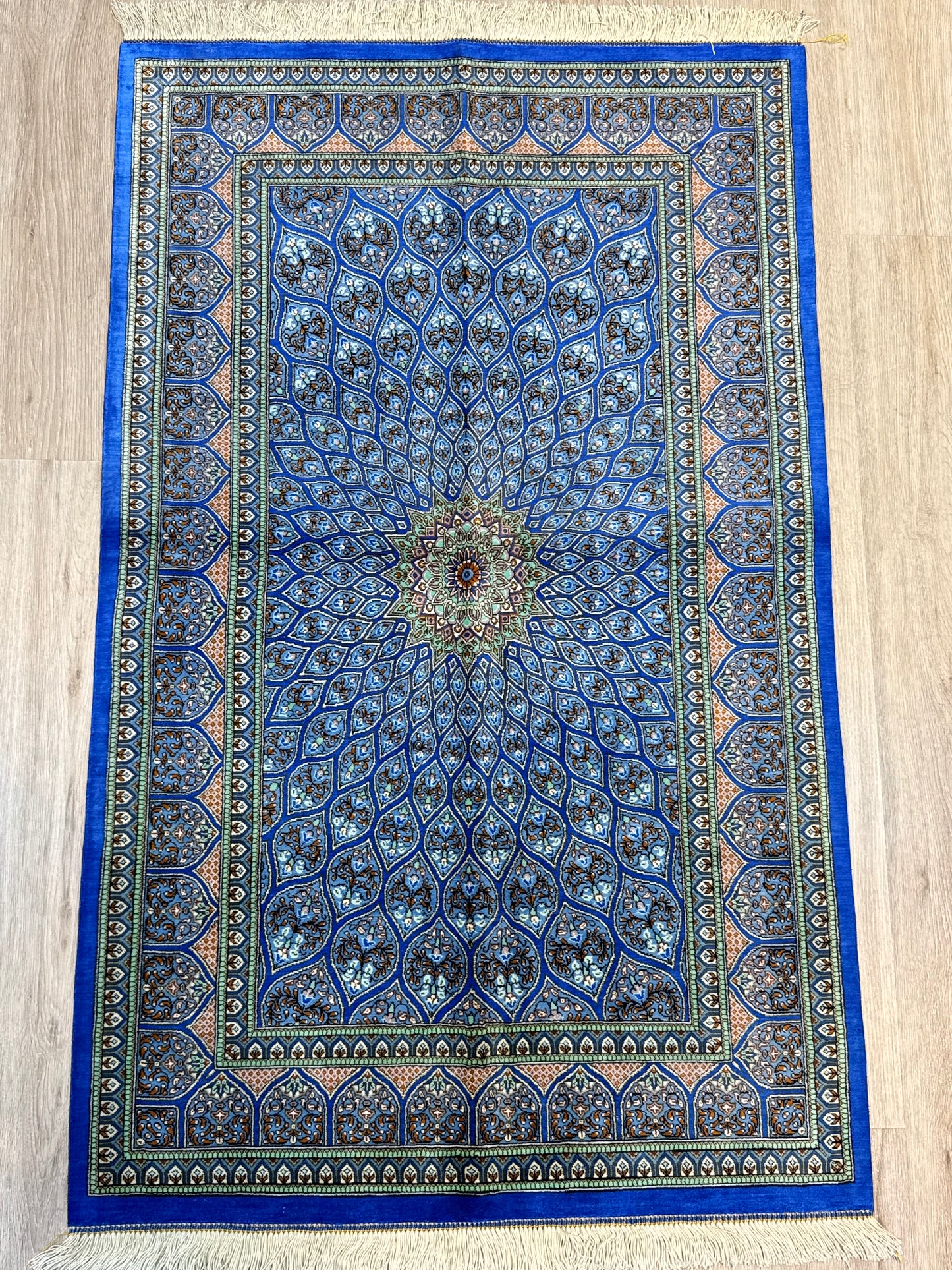 Silk Rug. Celestial Dome.