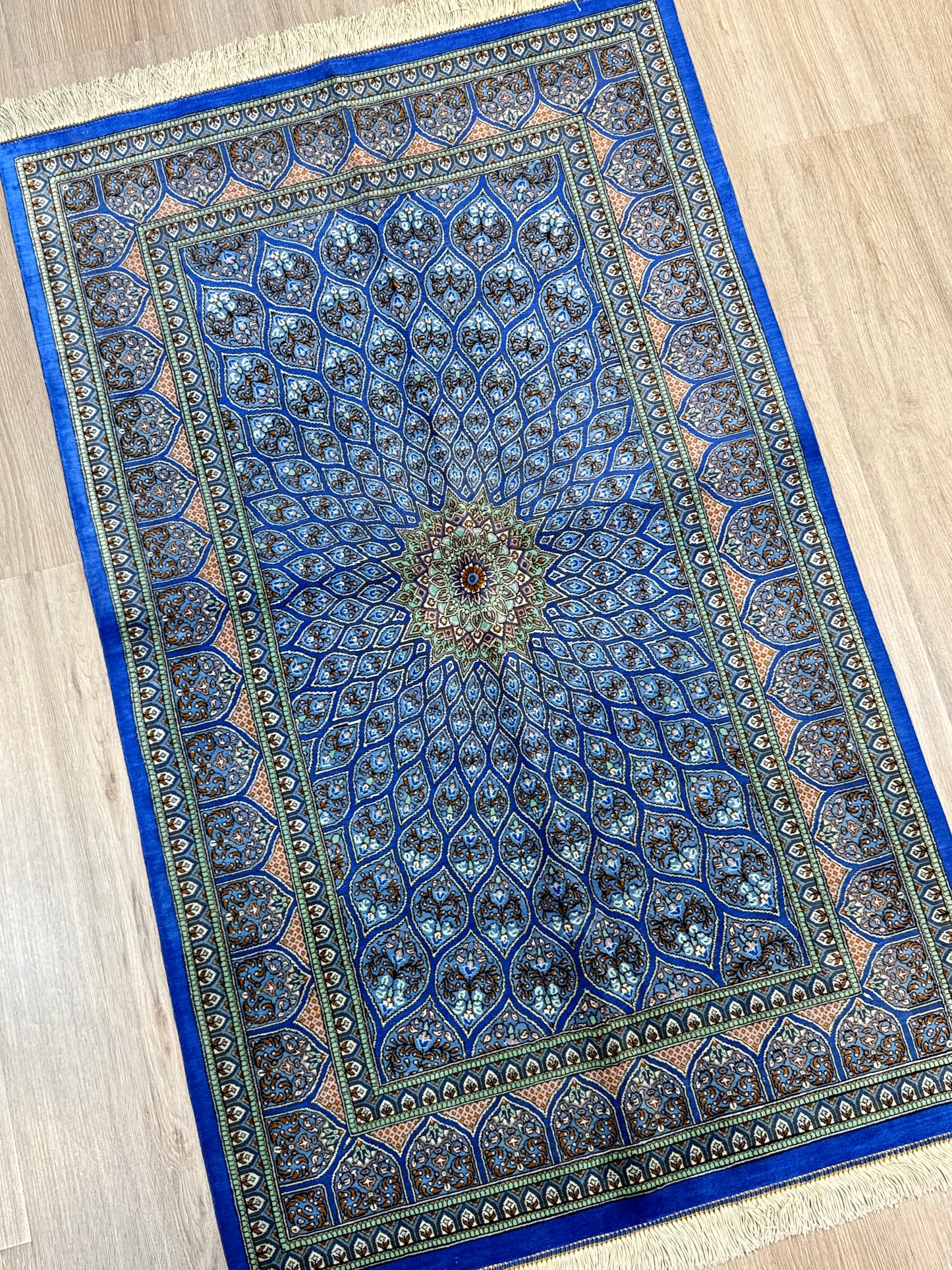 Silk Rug. Celestial Dome.