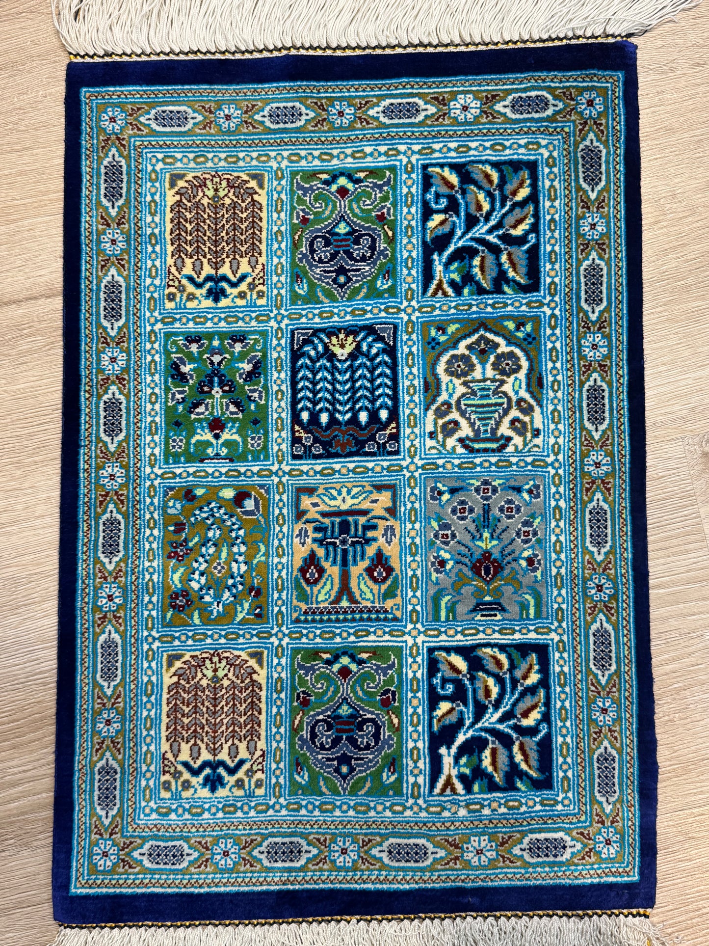 Silk Rug. Eternal Four Seasons.