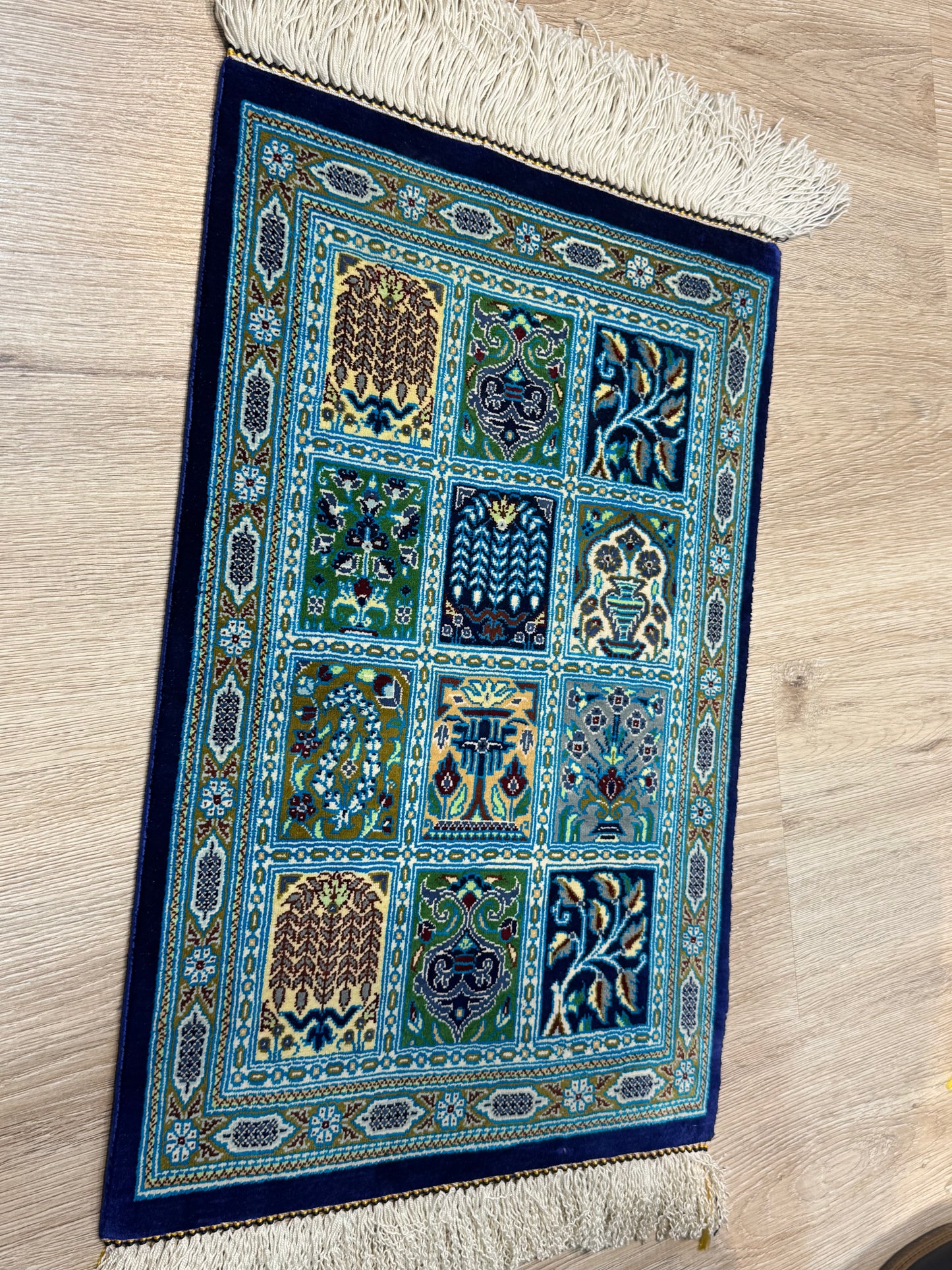 Silk Rug. Eternal Four Seasons.