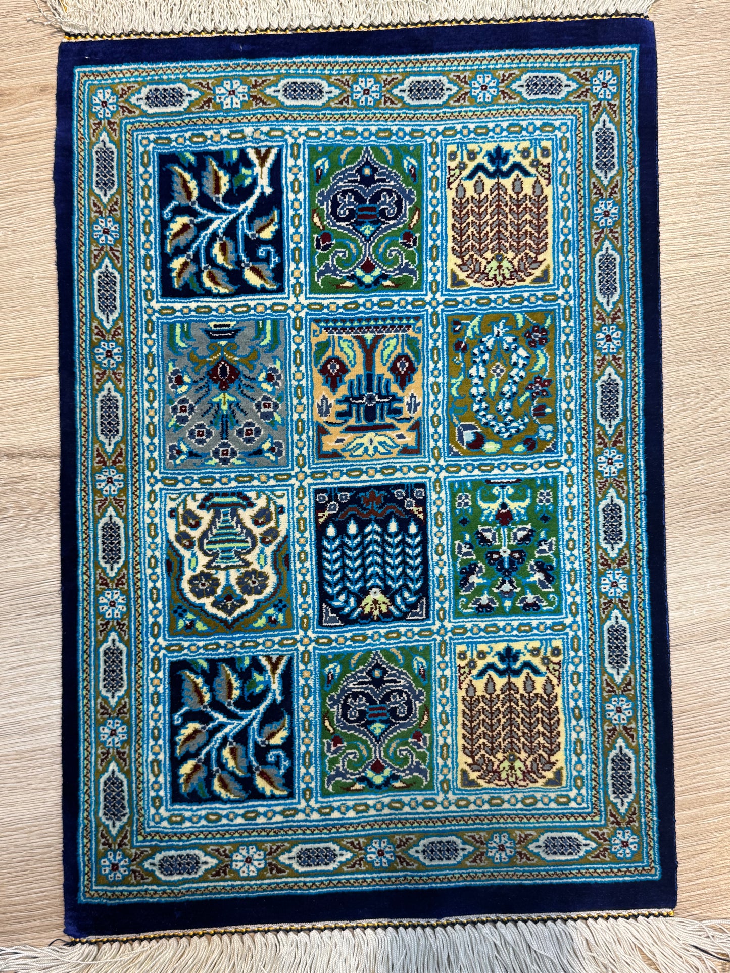 Silk Rug. Eternal Four Seasons.