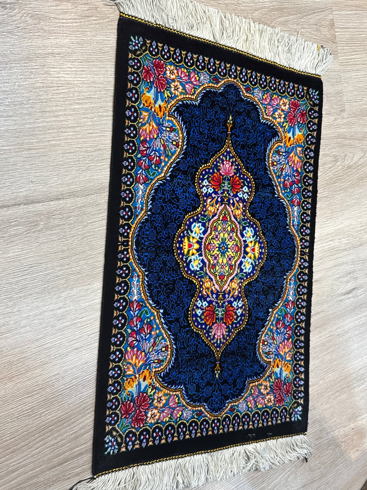 Silk Rug. Garden Bloom.