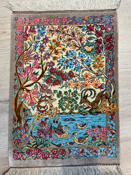 Silk Rug. Heaven on Earth.