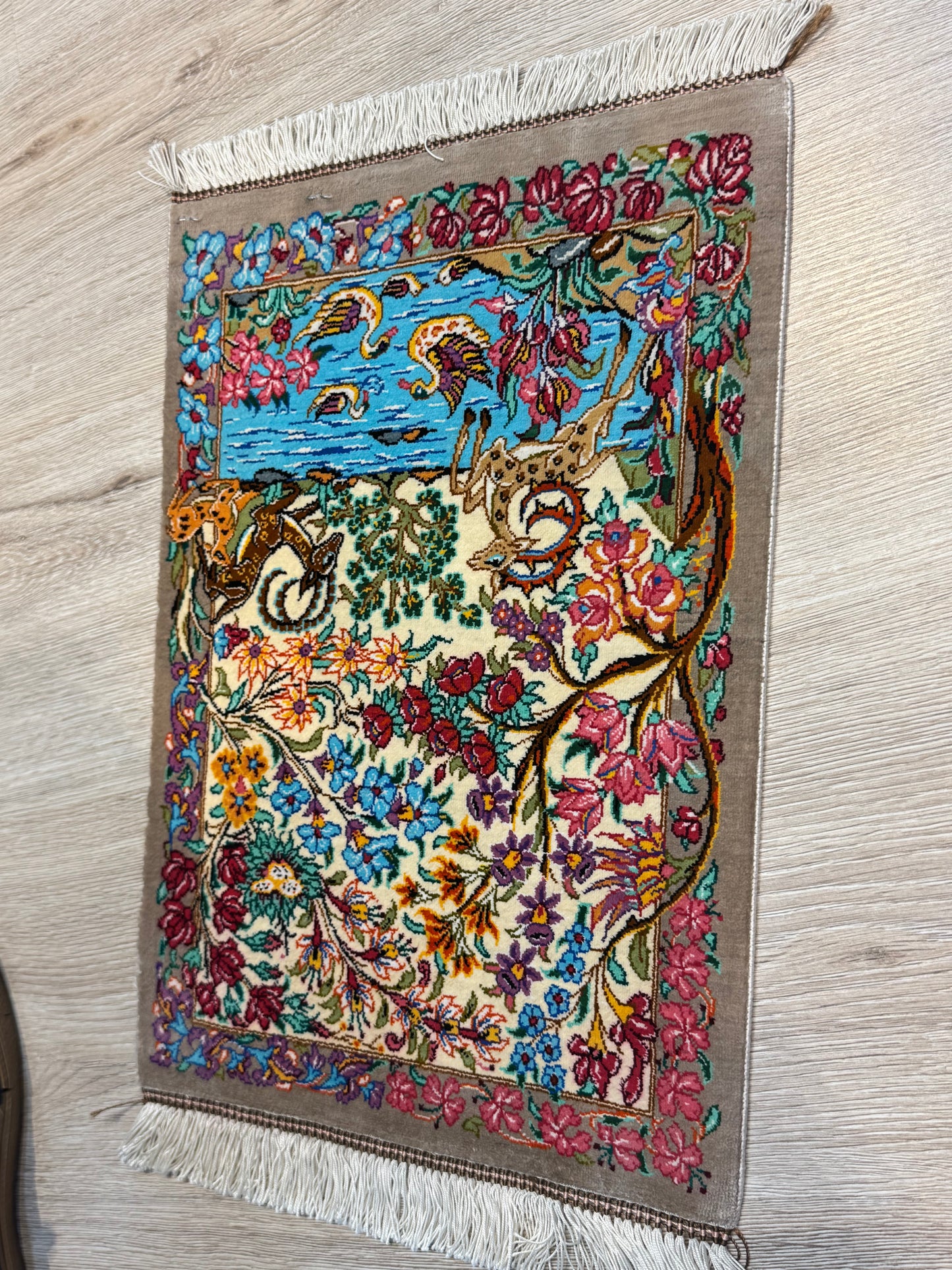 Silk Rug. Heaven on Earth.