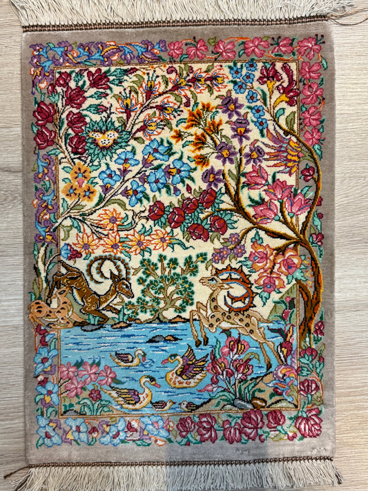 Silk Rug. Heaven on Earth.