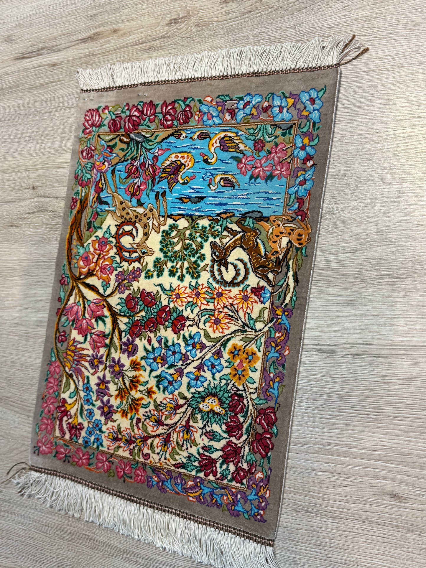 Silk Rug. Heaven on Earth.