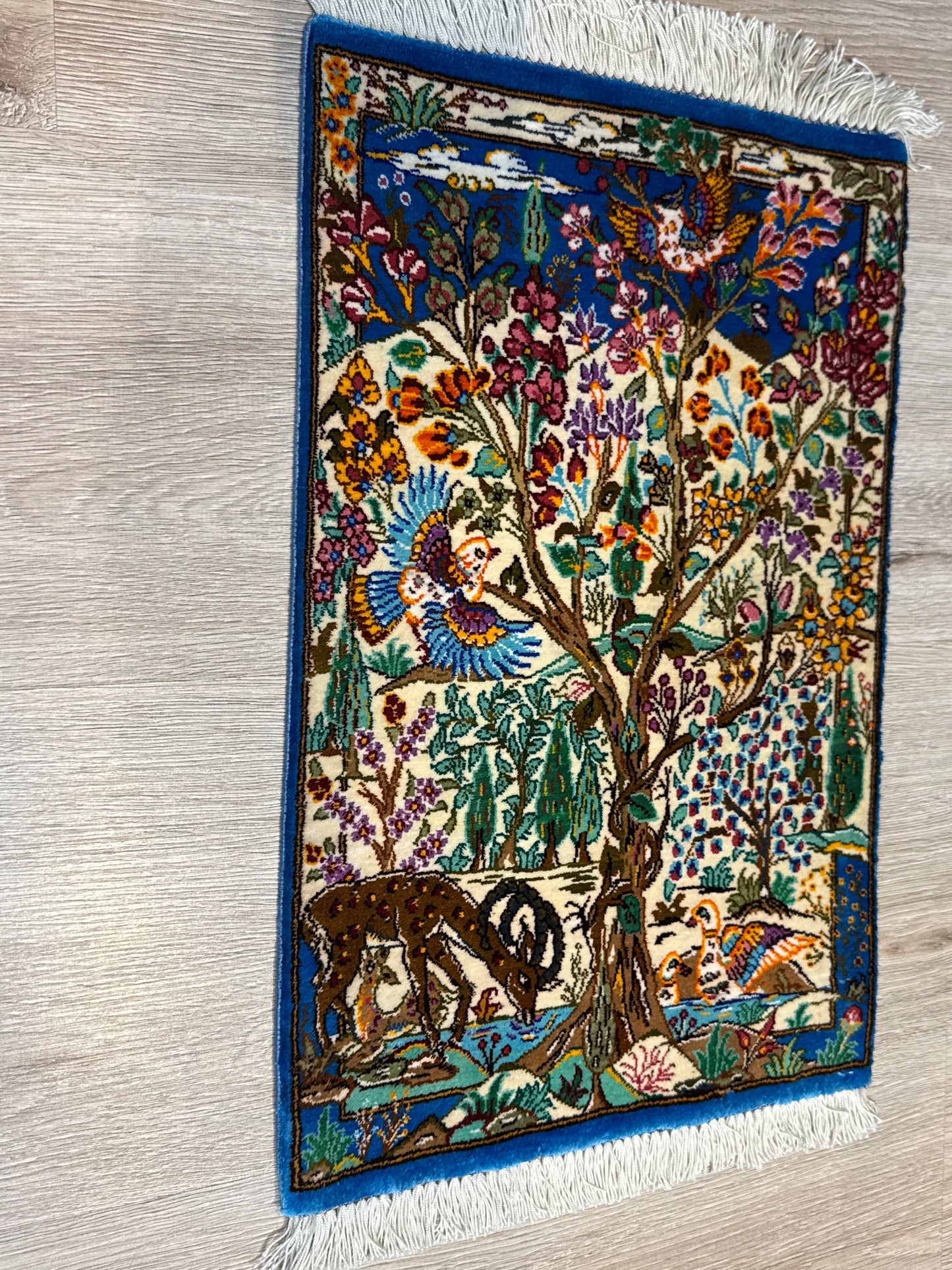 Silk Rug. Heaven on Earth.