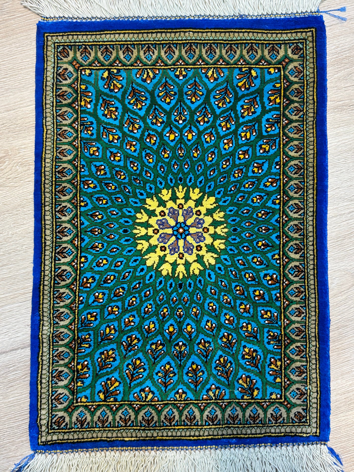 Silk Rug. Celestial Dome.