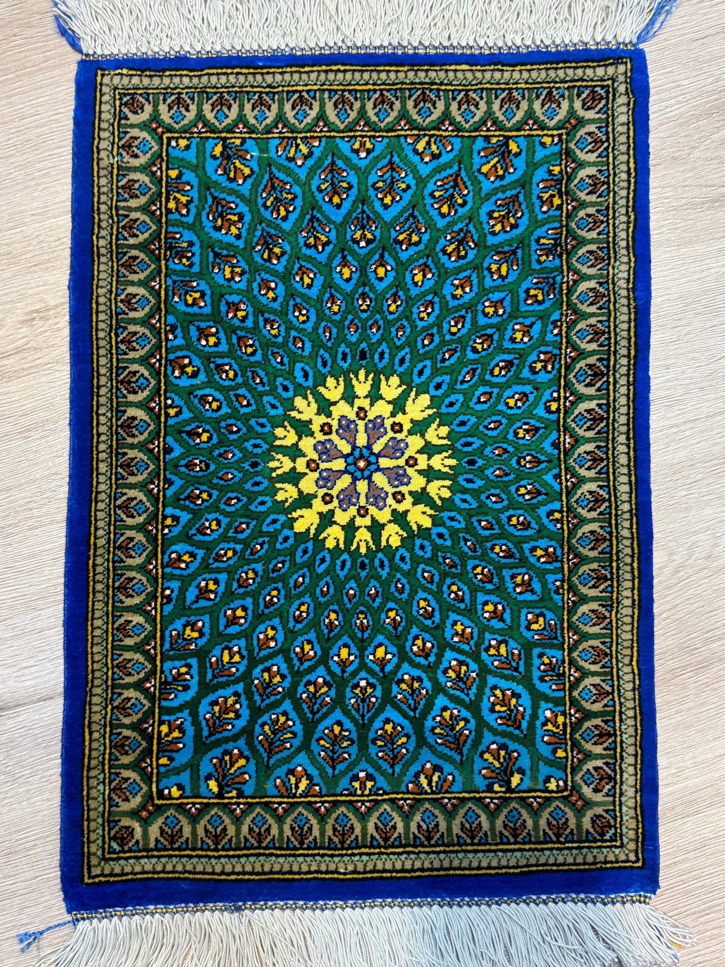 Silk Rug. Celestial Dome.