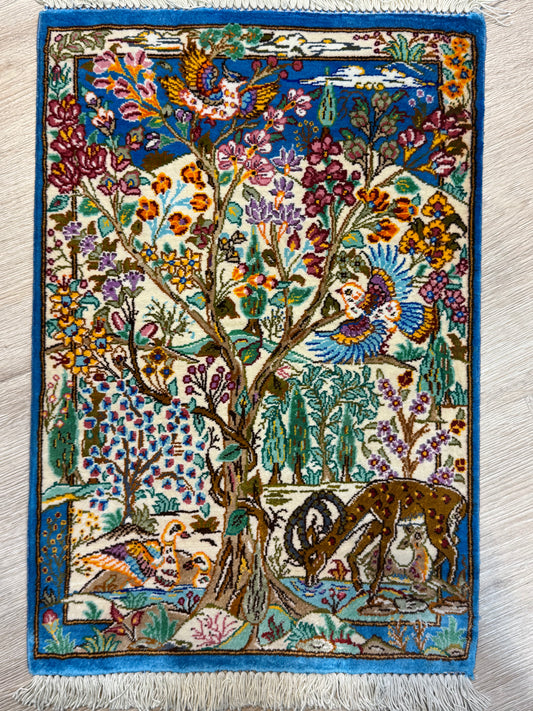 Silk Rug. Heaven on Earth.