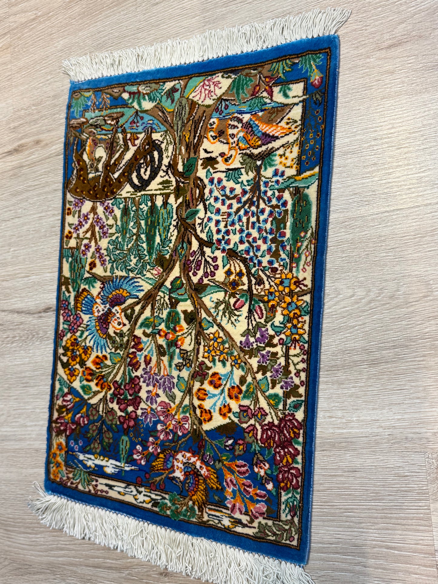 Silk Rug. Heaven on Earth.