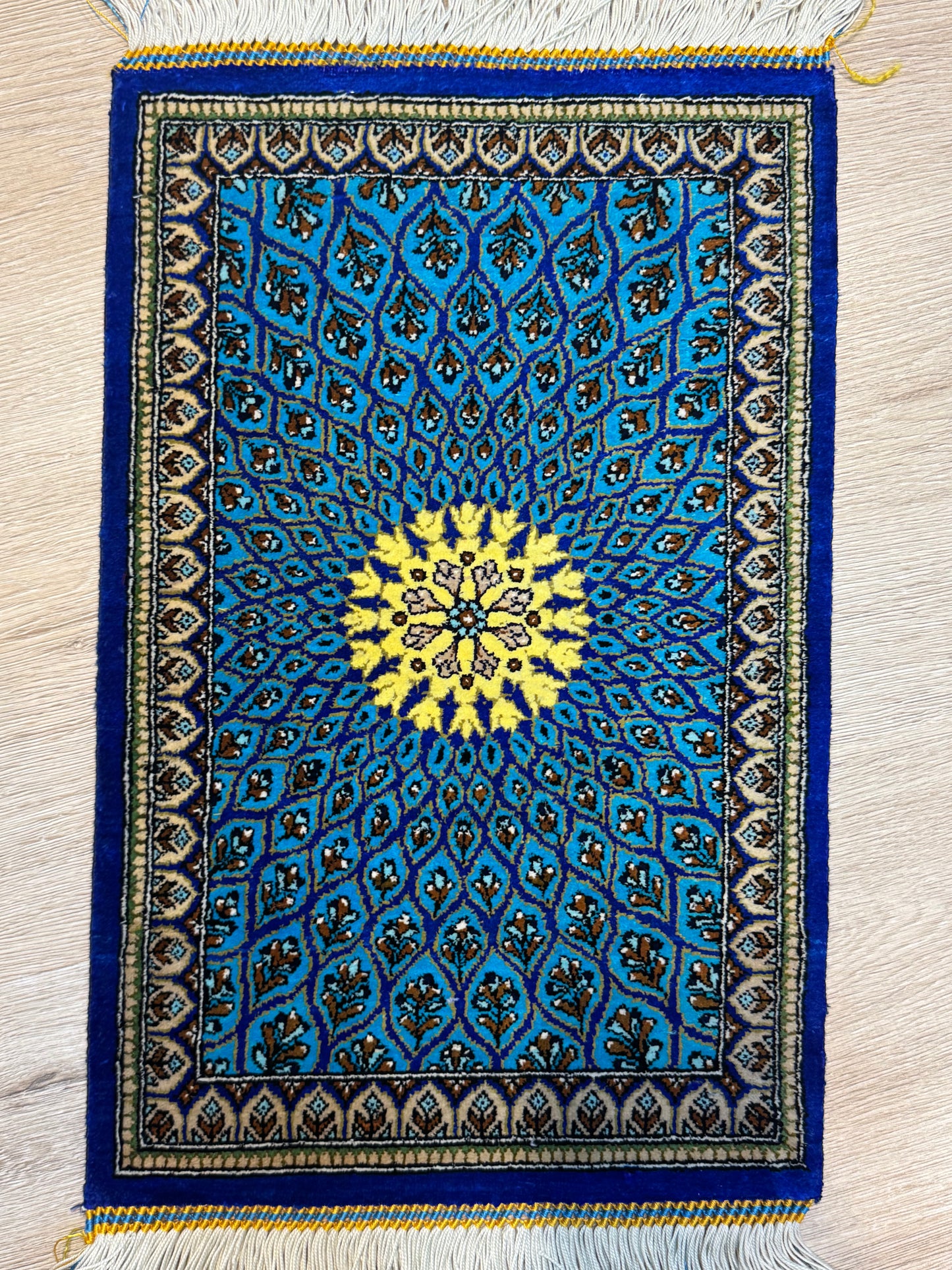 Silk Rug. Celestial Dome.